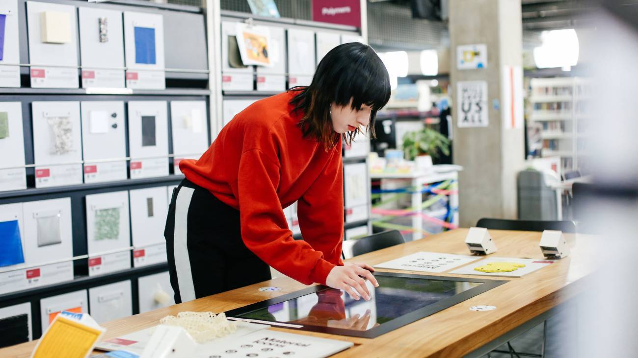 Materials library Ravensbourne University London